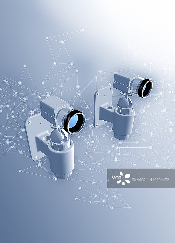 监控插画图片素材