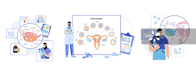 女性生育能力概念图图片素材