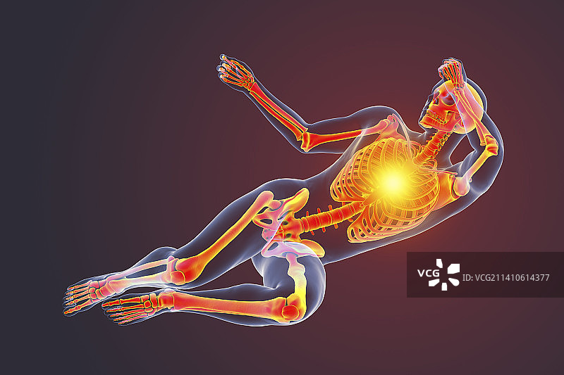 痛苦的男人插图图片素材