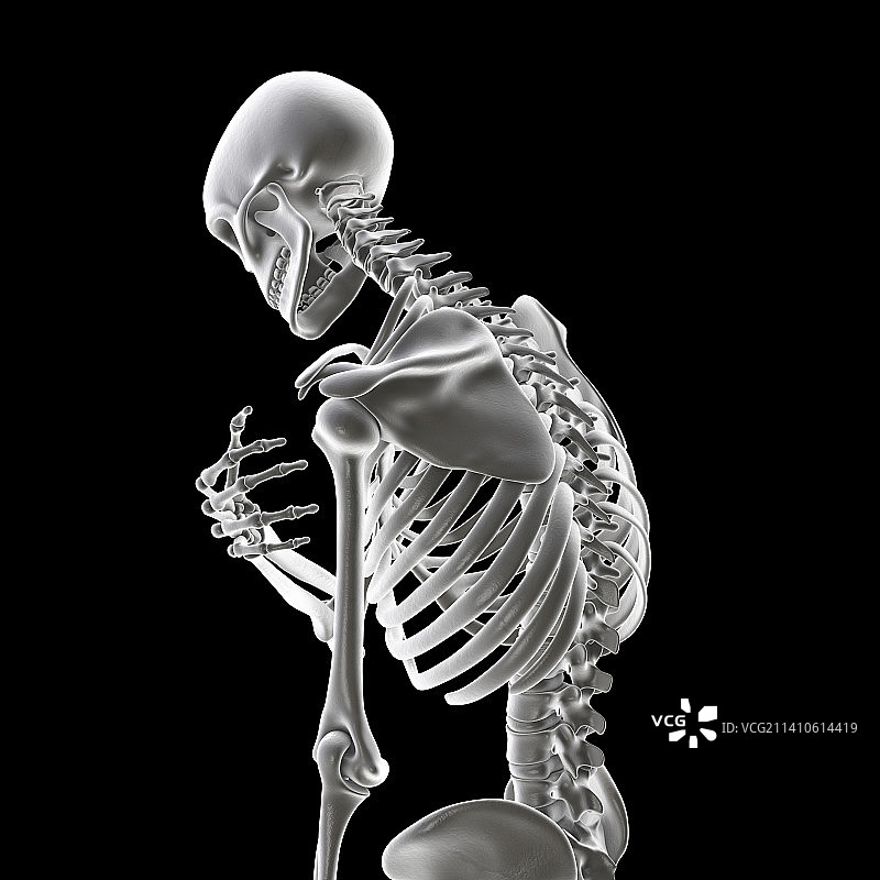 肩部疼痛插画图片素材