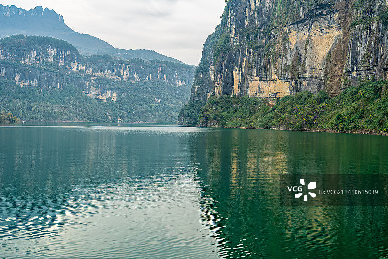 恩施清江蝴蝶崖图片素材