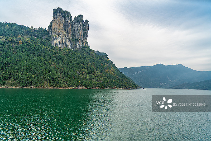 恩施清江蝴蝶崖图片素材