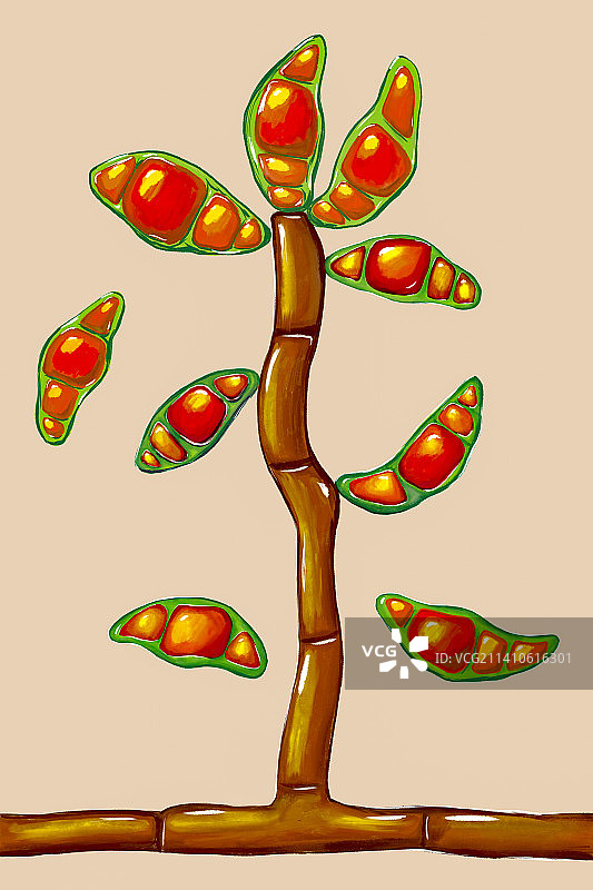 弯孢霉菌插图图片素材