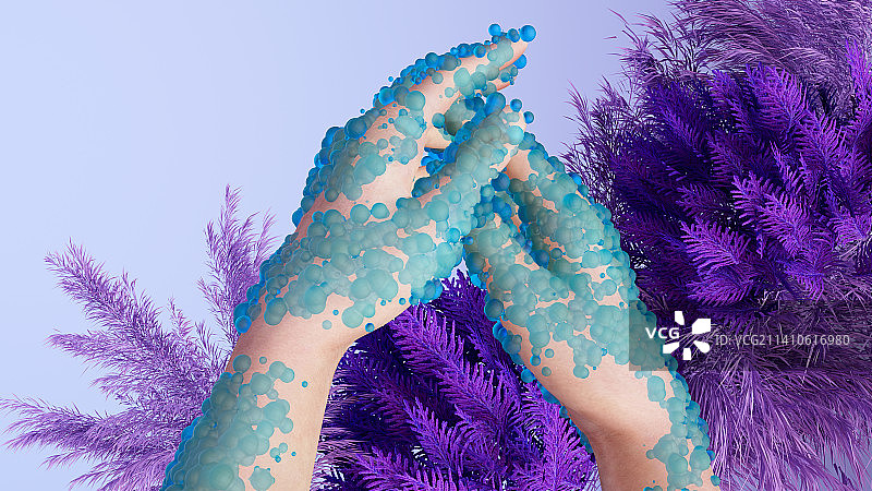 用肥皂在手上杀灭冠状病毒插画图片素材