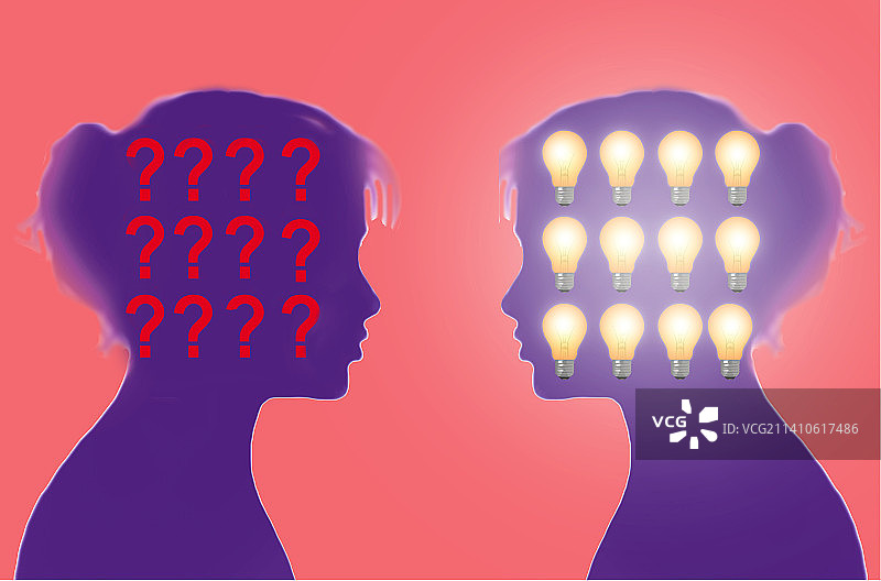 问题与答案概念插图图片素材