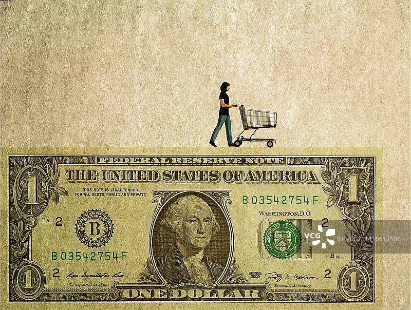 美元购买力插图图片素材