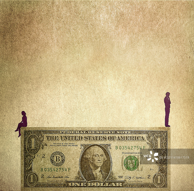 人际关系中的财务困难插图图片素材