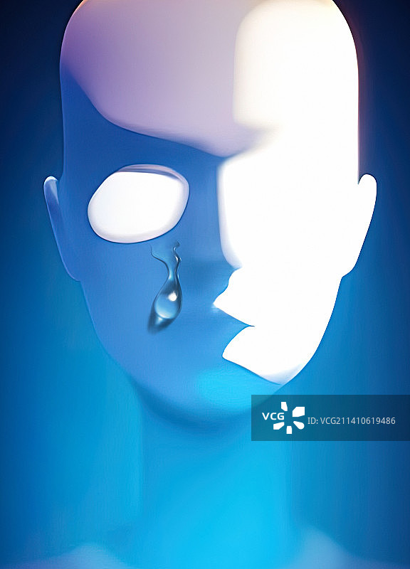 抑郁症概念插图图片素材