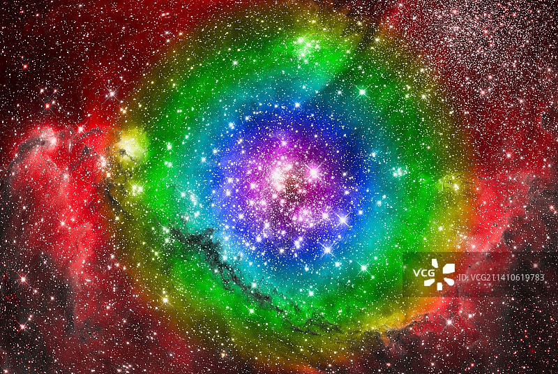 宇宙插画图片素材