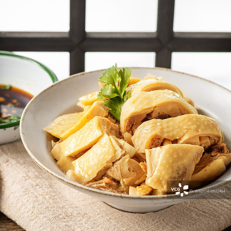 白切鸡，白斩鸡图片素材