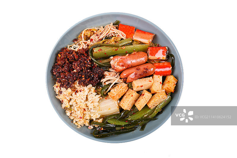 麻辣拌一份简单的美食图片素材