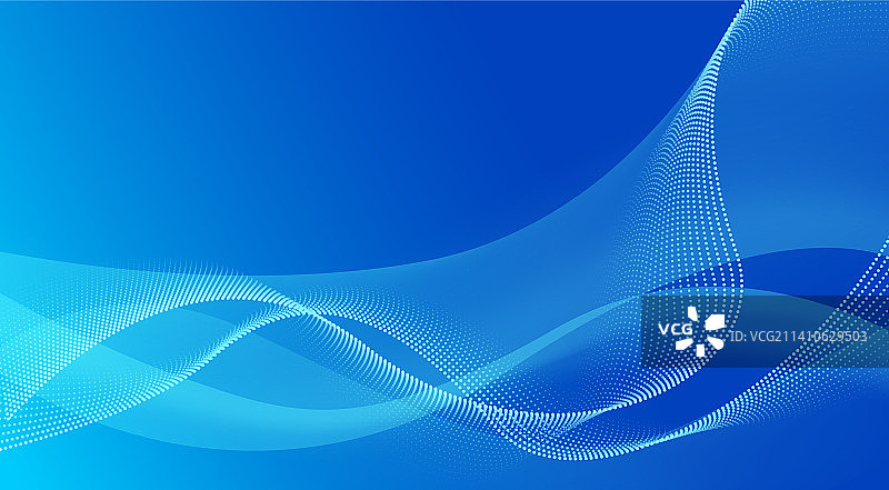 蓝色渐变曲线商务科技感大数据矢量背景图片素材