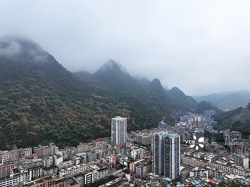 广西东兰县初冬风景图片素材