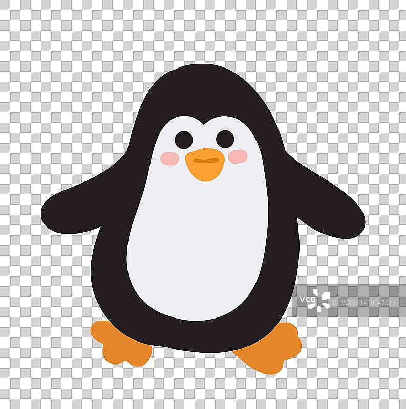 扁平卡通动物插画元素图片素材