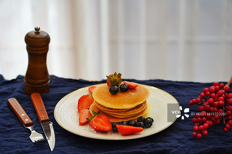 早餐松饼图片素材