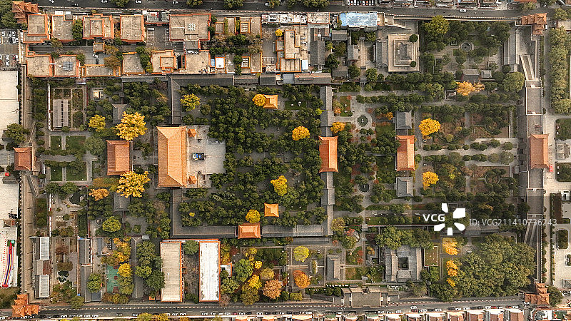 俯览岱庙图片素材