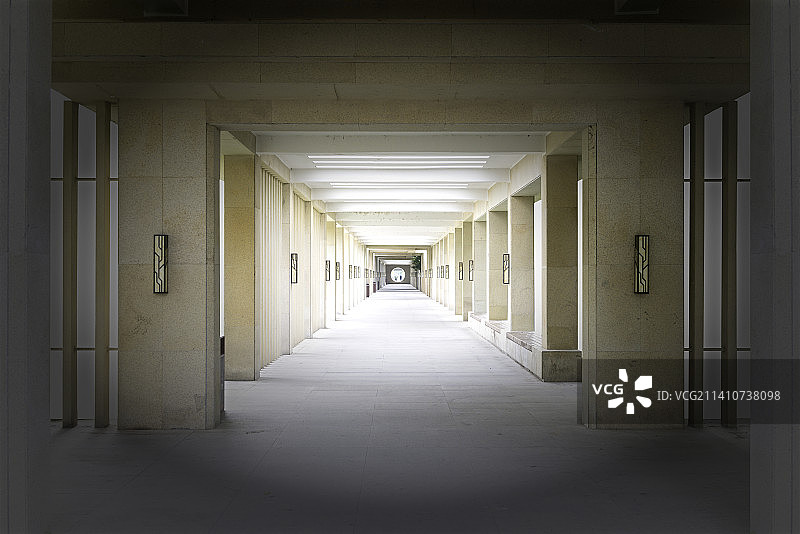 建筑小品，长廊图片素材