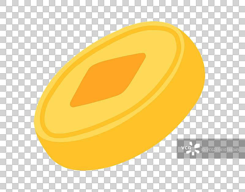 卡通中式金币图图片素材