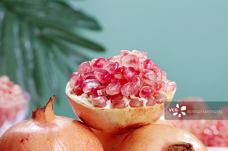 浅底上的蒙自石榴图片素材