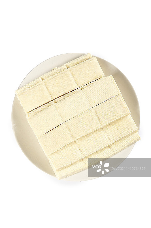 白底上的包浆豆腐图片素材
