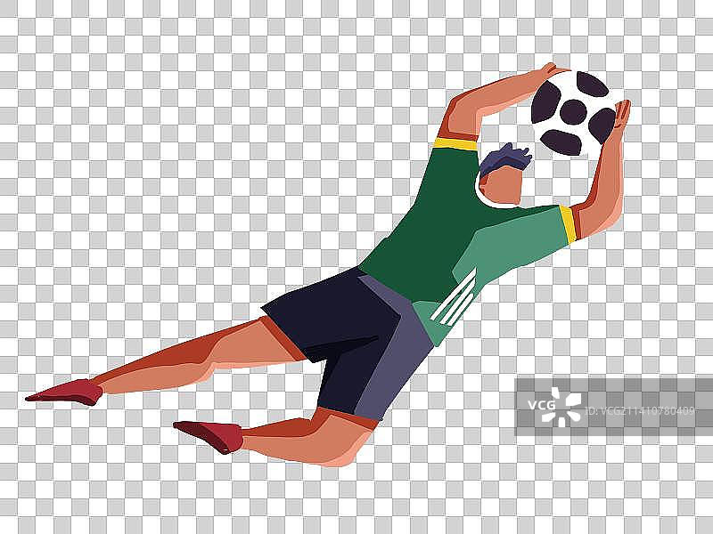 任意球世界杯足球比赛一个守足球的男子足球运动员图片素材