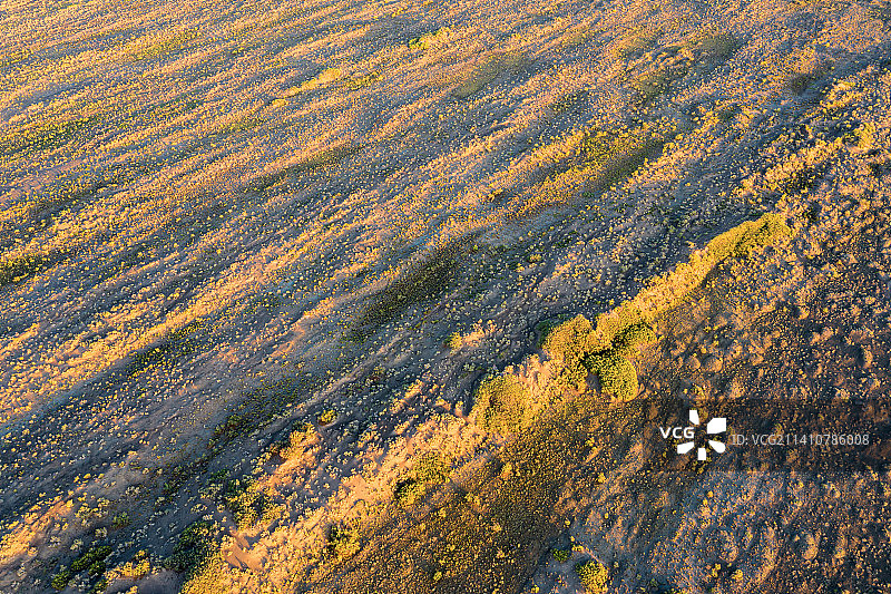 航拍博尔塔拉州精河县戈壁滩风光图片素材