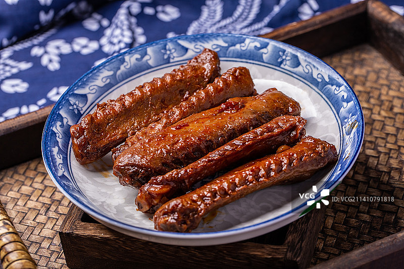 中式小吃武汉鸭翅图片素材