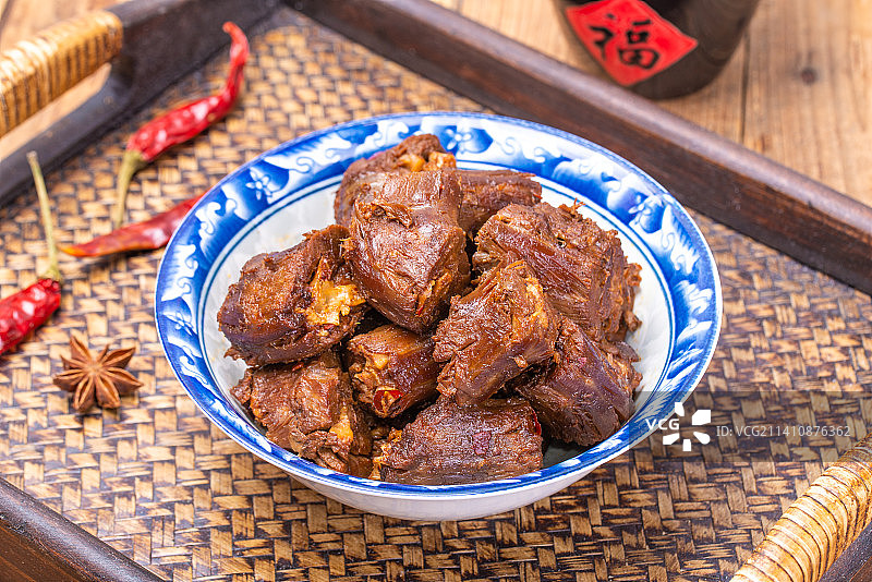 川味卤鸭脖美食小吃图片素材