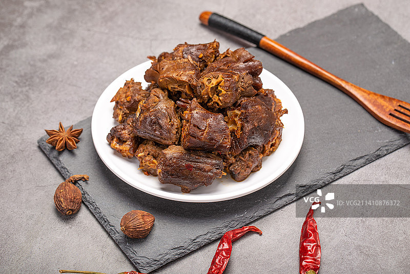 川味卤鸭脖美食小吃图片素材