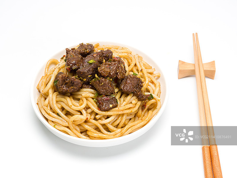 特色早餐红烧牛肉卤粉图片素材