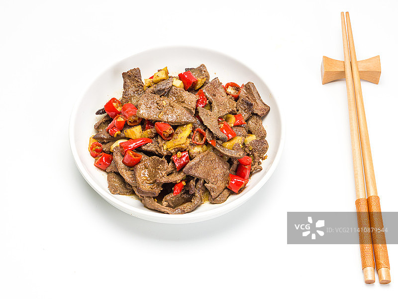 小炒猪肝，餐饮美食，土匪猪肝图片素材