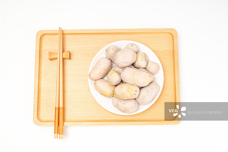 白底毛芋头食材，餐饮美食图片素材
