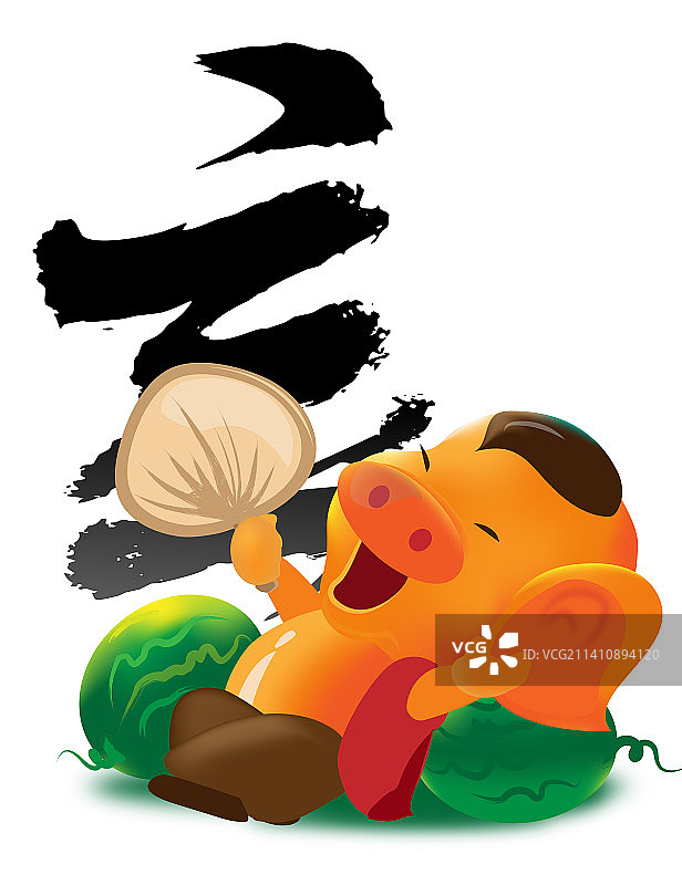 卡通十二生肖吉祥物江湖众生相图片素材