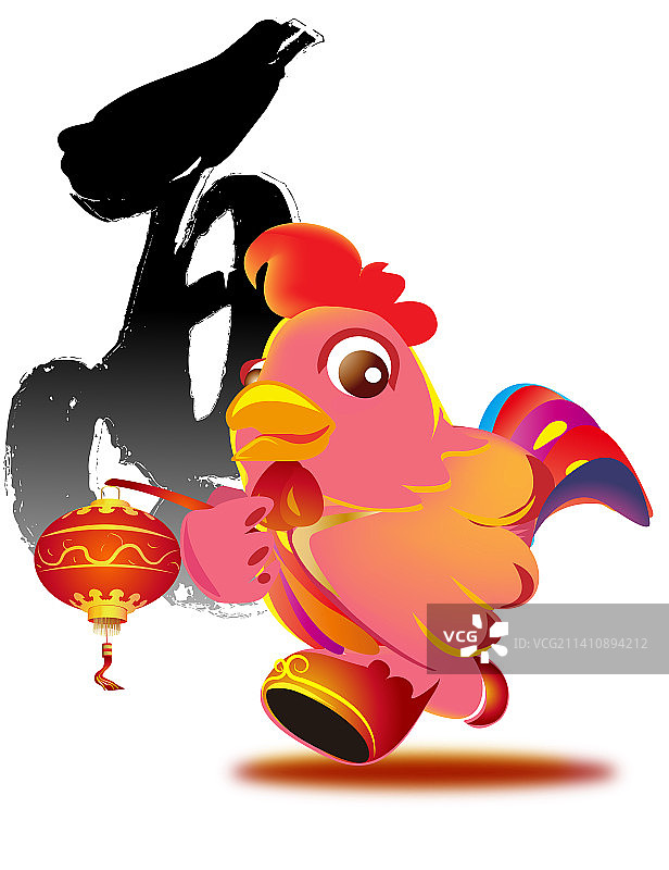 卡通十二生肖吉祥物江湖众生相图片素材