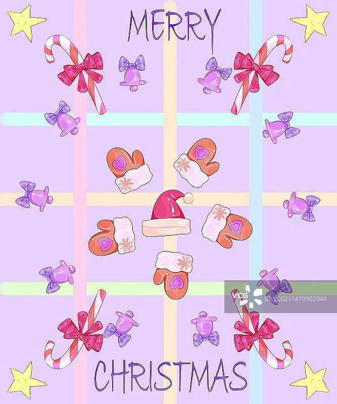 圣诞季卡片设计图片素材