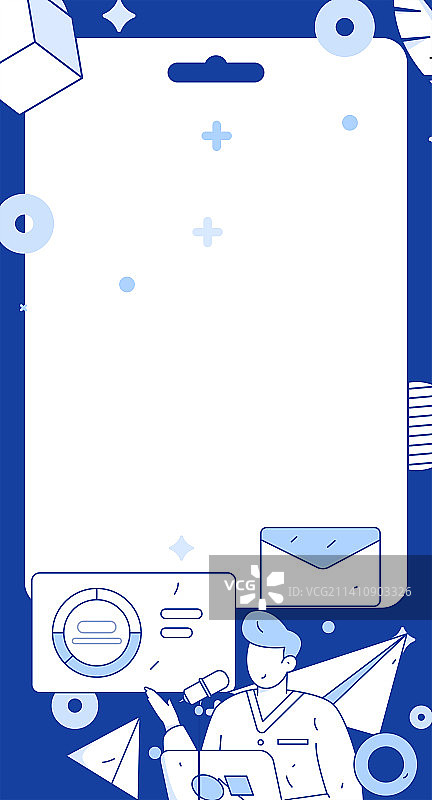 公告模板矢量创意扁平插画图片素材