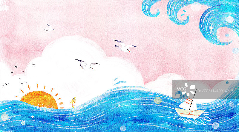 扬帆起航图片素材