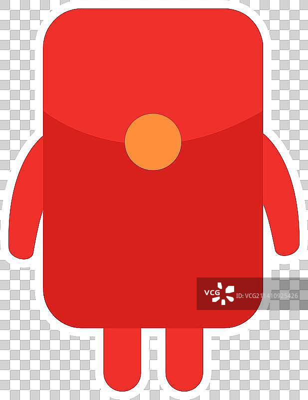 红包新年贴纸插画设计元素，IP形象设计可爱卡通，新年春节除夕小年元旦贴纸表情包图片素材