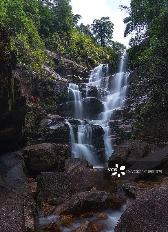 福建南平市武夷山市青龙大瀑布图片素材
