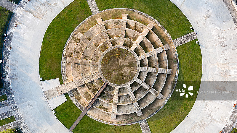 西安天坛航拍4k图片素材