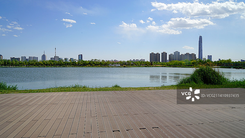城市风景天津水西公园图片素材