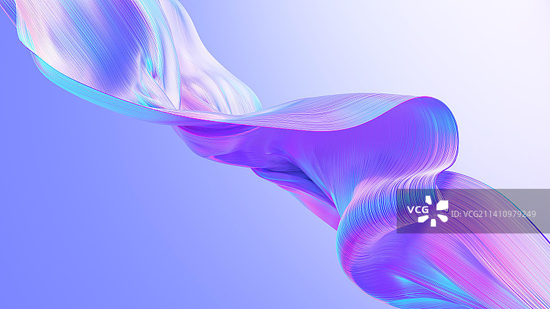 3D渲染抽象布料流体背景图片素材
