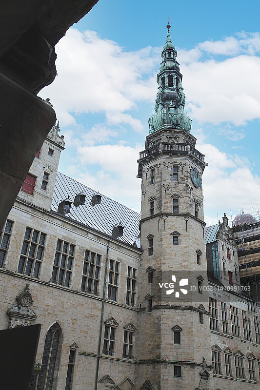 丹麦哥本哈根“哈姆雷特城堡”图片素材