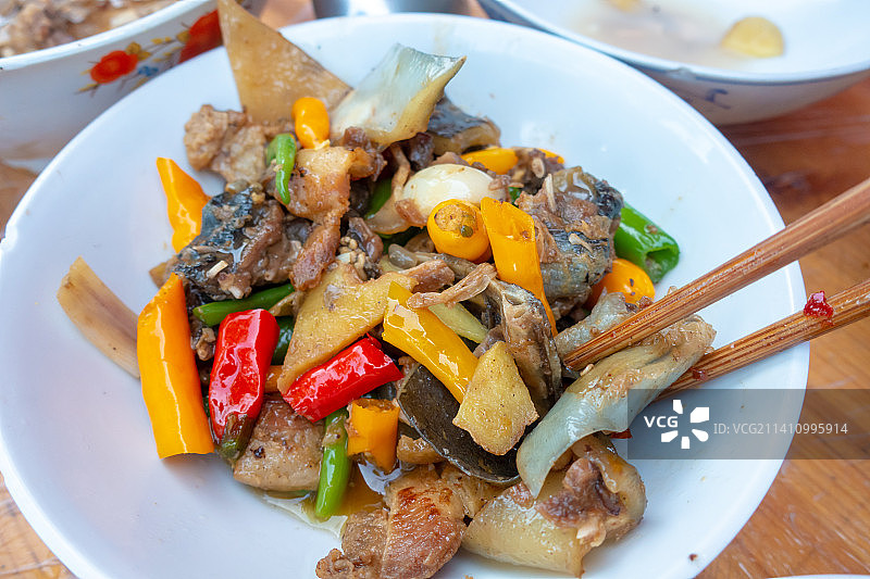 家常菜品，红烧甲鱼图片素材