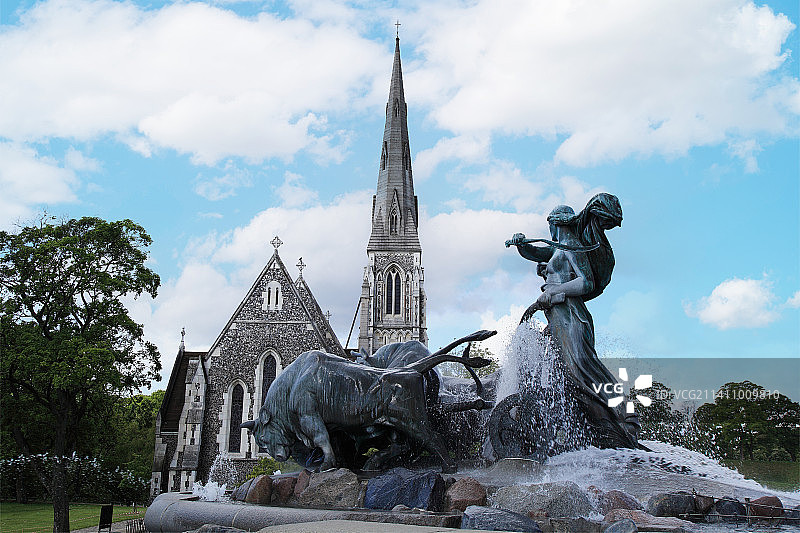 北欧丹麦首都 哥本哈根 风光图片素材