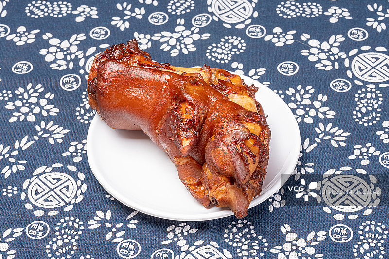 红烧猪手，传统美食，红烧猪蹄图片素材