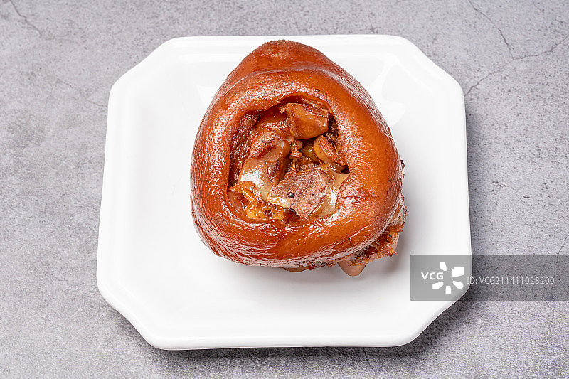 东坡肘子，传统美食，红烧猪肘图片素材