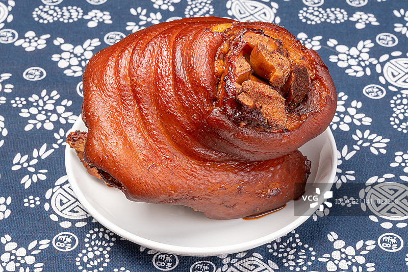 东坡肘子，传统美食，红烧猪肘图片素材