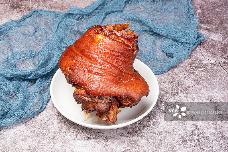 东坡肘子，传统美食，红烧猪肘图片素材