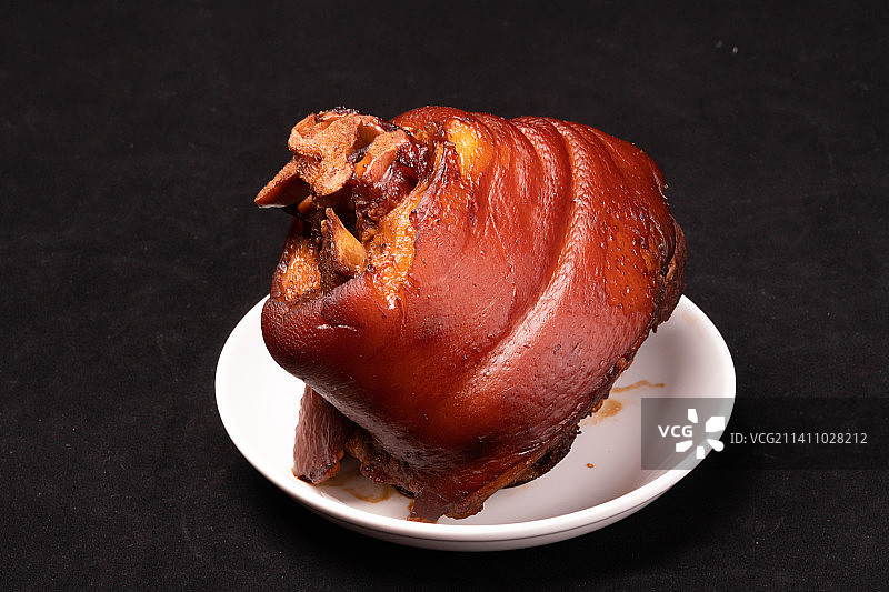 东坡肘子，传统美食，红烧猪肘图片素材